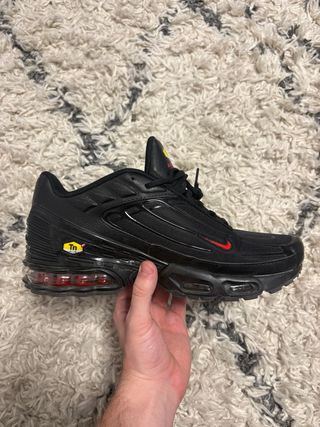 Zapatillas Nike Air Max Tn3 Negras Rojas