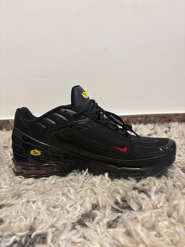 Zapatillas Nike Air Max Tn3 Negras Rojas
