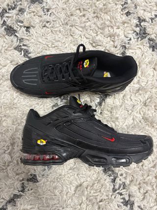 Zapatillas Nike Air Max Tn3 Negras Rojas