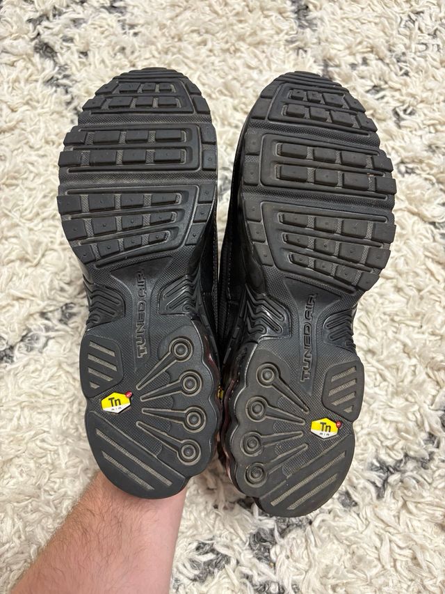 Zapatillas Nike Air Max Tn3 Negras Rojas