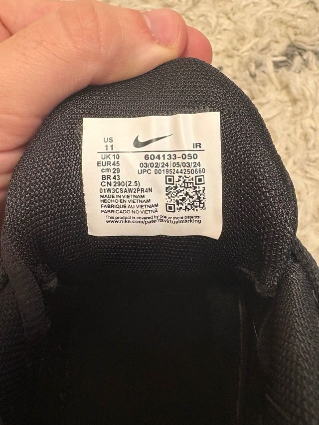 Zapatillas Nike Air Max Tn3 Negras Rojas