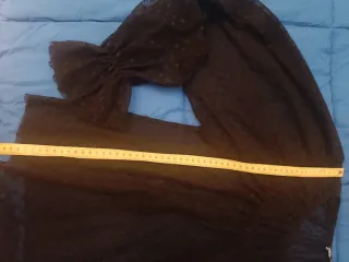 Blusa Zara Negra Transparente