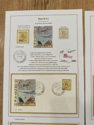 Francobolli e FDC Giornata del Francobollo 1966