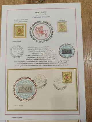 Francobolli e FDC Giornata del Francobollo 1966