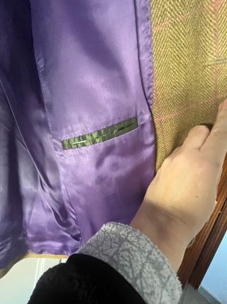 Blazer Gant Marrón Rosa 100% lana