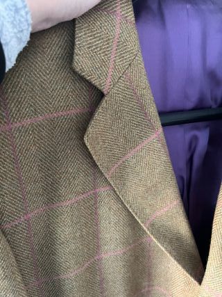 Blazer Gant Marrón Rosa 100% lana