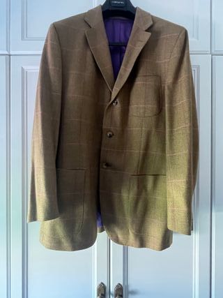 Blazer Gant Marrón Rosa 100% lana