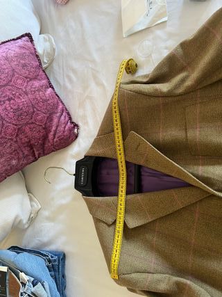 Blazer Gant Marrón Rosa 100% lana