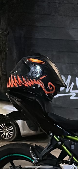 Casco Moto Modular Venom con INTERCOMUNICADOR
