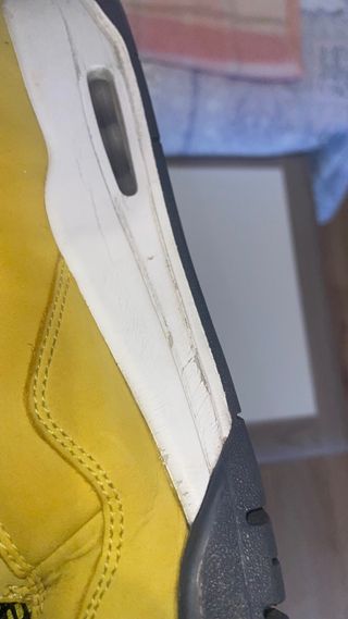 Scarpe Jordan 4 Giallo/Nero Taglia 43 LEGIT