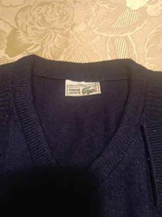 Maglione Lacoste Blu Vintage