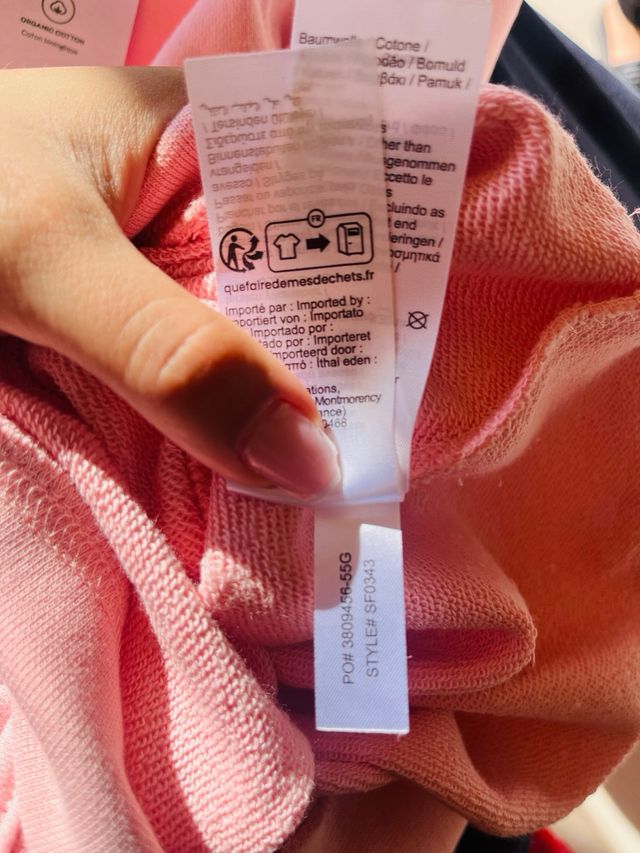 Sudadera Lacoste Rosa Talla m medium