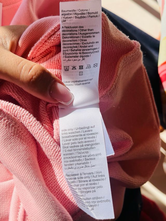 Sudadera Lacoste Rosa Talla m medium