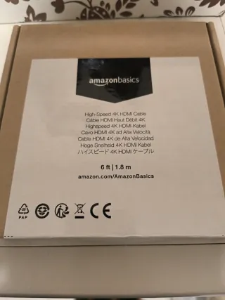 Cable HDMI 4K 1.8m Sin Usar