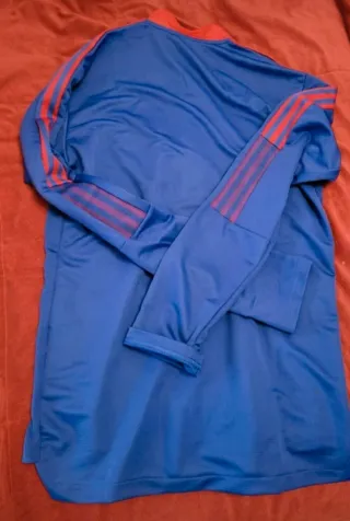 Chaqueta Adidas Talla M Azul/Roja Nueva Con Etique