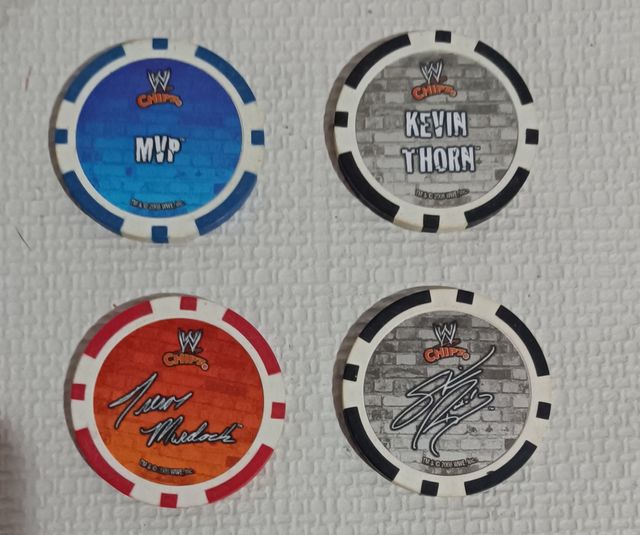 Lote Tazos Topps Chipz WWE 2008