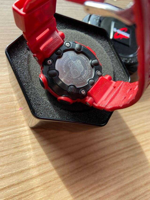 Reloj Casio G-Shock Mudman Rojo buen estado y caja