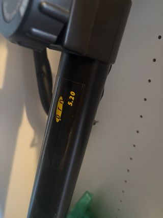 Bici Estática Azul y Negra