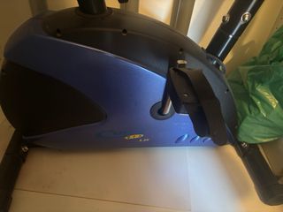 Bici Estática Azul y Negra