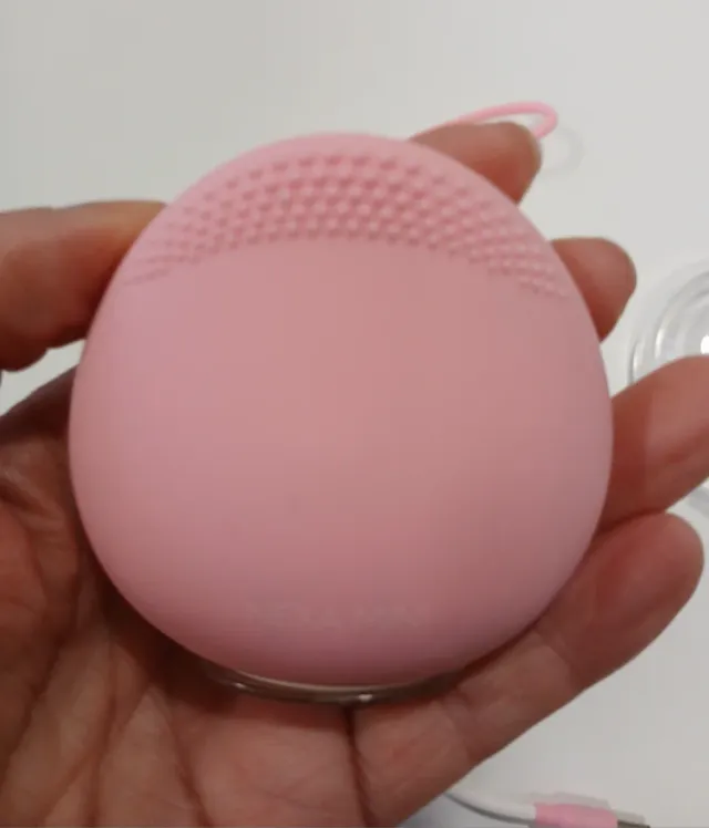 Cepillo Limpieza Facial Mini Rosa