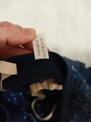 Vestido Patinaje Artístico Talla 13-14