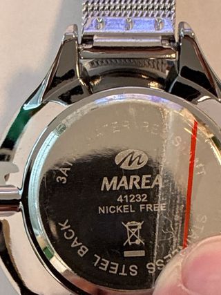 Reloj Marea B41232/4 Plata y Rosa Nuevo