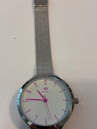 Reloj Marea B41232/4 Plata y Rosa Nuevo