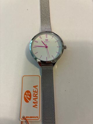 Reloj Marea B41232/4 Plata y Rosa Nuevo