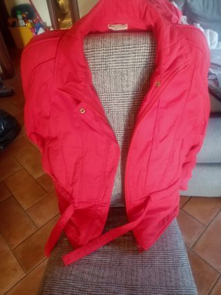 Giubbotto e pantaloni invernali donna rossi