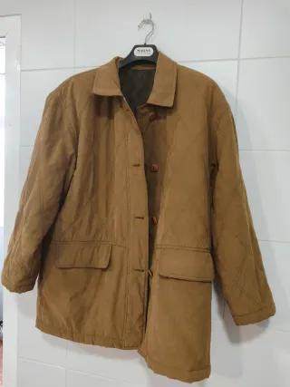 Chaqueta acolchada mujer , acolchada,color camel