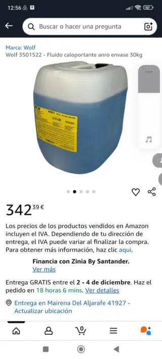 Anticongelante sistema solar economico