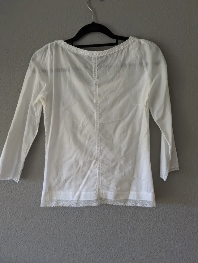 Camisa Roberto Verino Blanca Mujer TS