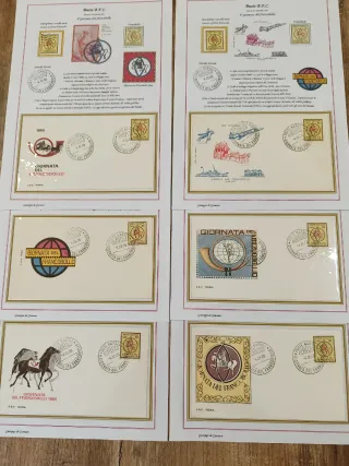 Francobolli e FDC Giornata del Francobollo 1966