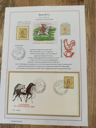 Francobolli e FDC Giornata del Francobollo 1966