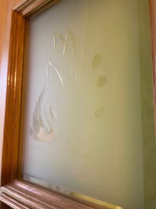 Puerta madera y cristal interior