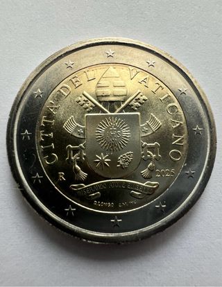 moneda 2 Euro Città del Vaticano 2025