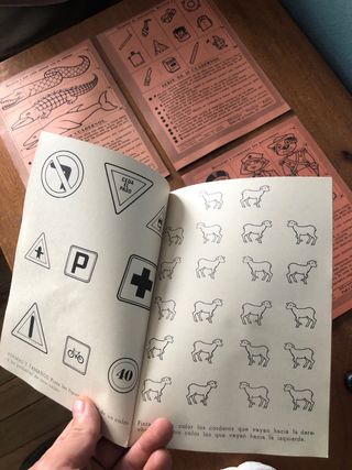 Cuadernos PREESCOLAR RUBIO (7, 8, 9, 10) ANTIGUOS