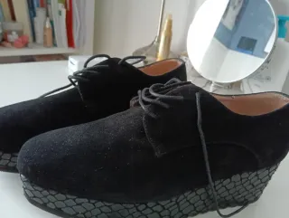 Zapatos ante negros sin usar