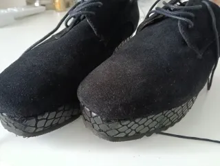 Zapatos ante negros sin usar