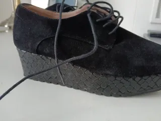 Zapatos ante negros sin usar