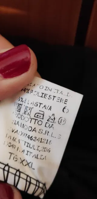 Pantaloni neri a zampa XXL