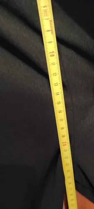 Pantaloni neri a zampa XXL