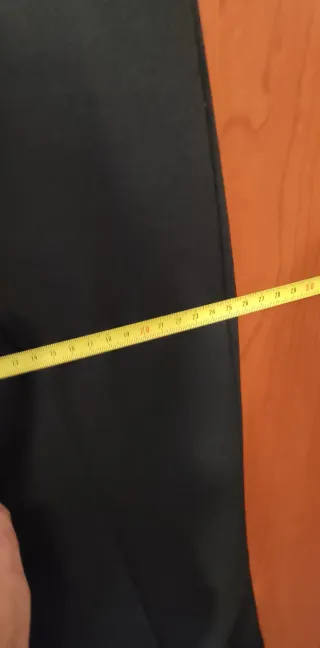 Pantaloni neri a zampa XXL