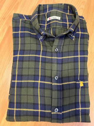 Camisa El Capote XXL Cuadros Azul Verde