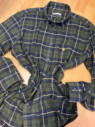 Camisa El Capote XXL Cuadros Azul Verde