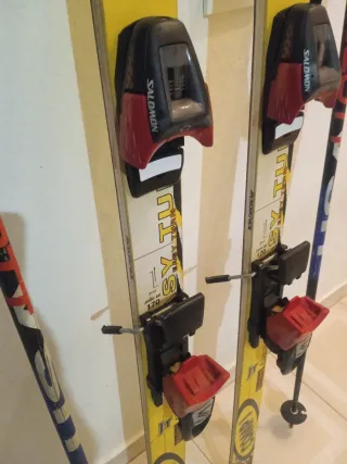 Esquís Rossignol 170cm, fijaciones Salomón
