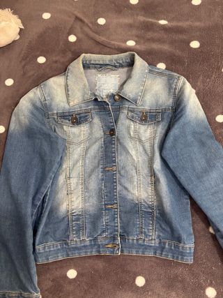 Chaqueta tejana azul