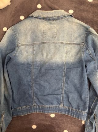 Chaqueta tejana azul