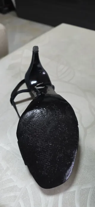 Sandalias Zara Mujer Negras Tacon