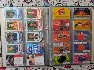 220 Schede Telefoniche Italia e Monete